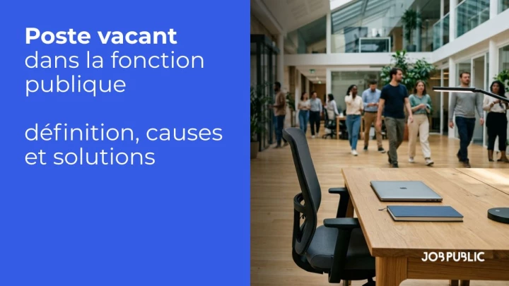 Poste vacant dans la fonction publique : définition, causes et solutions